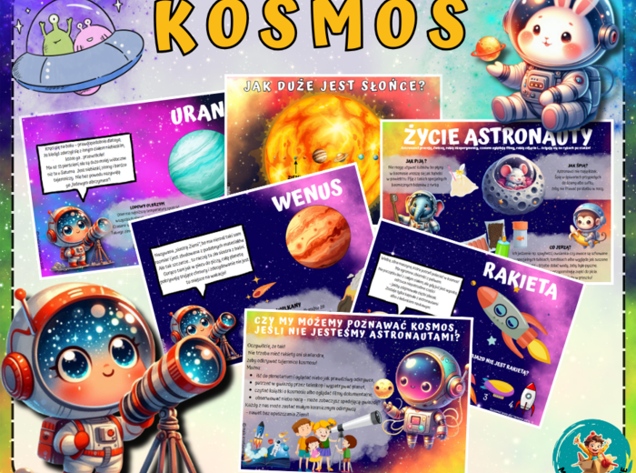 ZESTAW NA DZIEŃ KOSMOSU, KOSMOS, UKŁAD SŁONECZNY