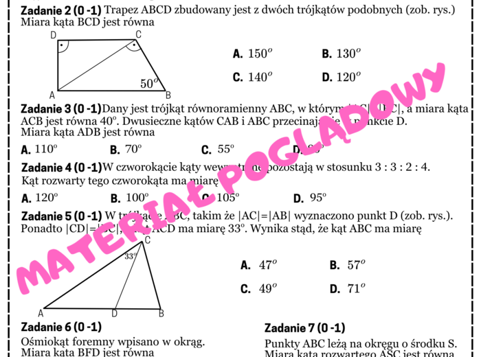 PAKIET - CAŁOŚĆ. Mini matura. Matematyka - zbiór zadań maturalnych