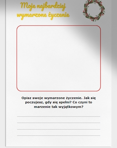 Moja lista wymarzonych prezentów