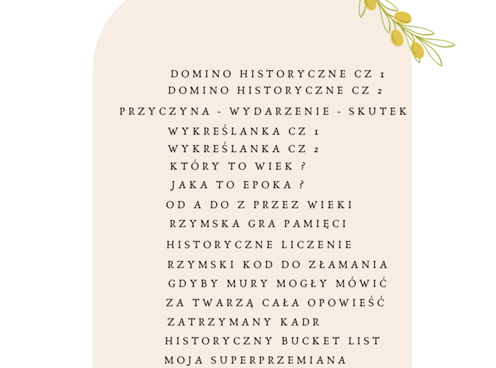 Zestaw 18 aktywności historia 4-5 sp