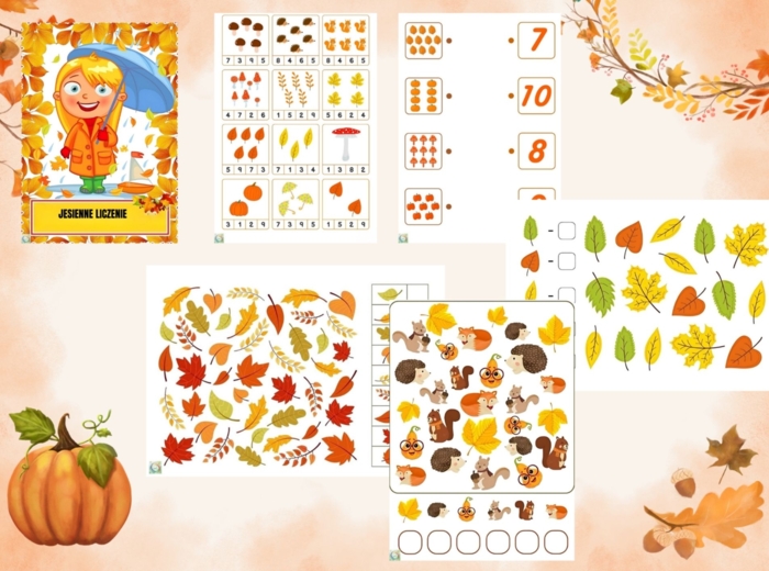 JESIENNA KSIĄŻECZKA AKTYWIZUJĄCA DLA PRZEDSZKOLAKÓW.