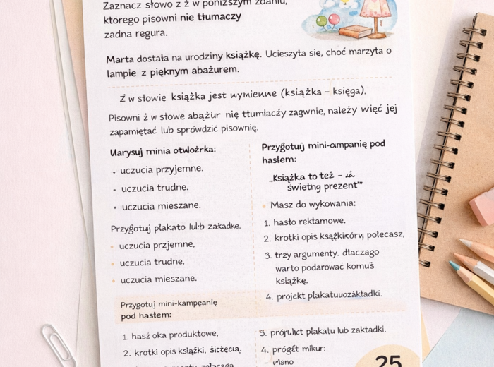 PISOWNIA WYRAZÓW Z Ż I RZ NIEWYMIENNYM. Pakiet zadań + komentarz