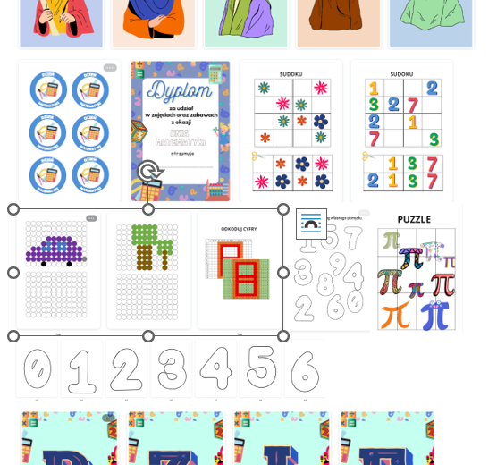 DZIEŃ MATEMATKI - GIRLANDA, KODOWANIE CYFR, SUDOKU, ZNANI MATEMATYCY