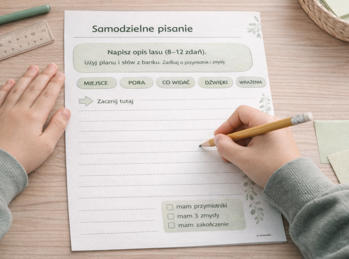 Opis lasu – krok po kroku