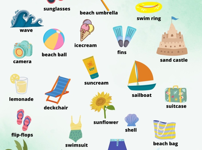 Summer Picture Dictionary