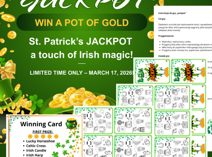 ST. PATRICK'S JACKPOT- DZIEŃ św. PATRYKA