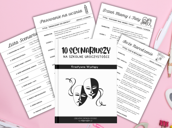 Mega Zestaw Materiałów Pomocniczych. Przedszkole & klasy 1-3. Ponad 100 stron PDF / 11 zestawów