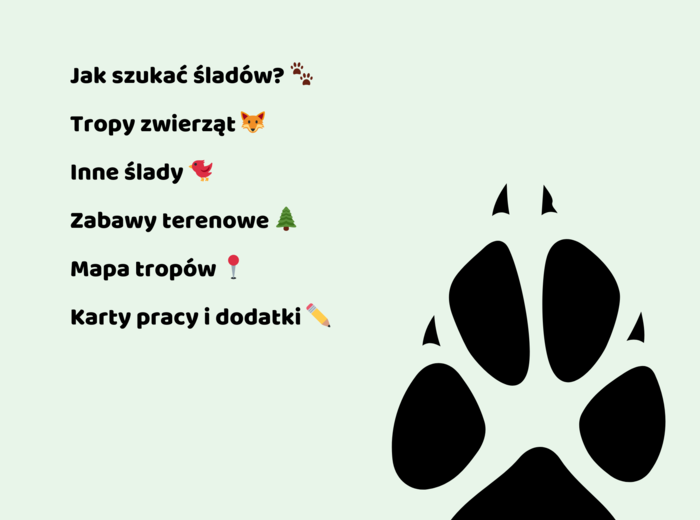 Mini-przewodnik do rozpoznawania śladów zwierząt