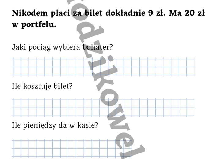 Matematyka w podróży-zadania praktyczne, kupujemy bilety