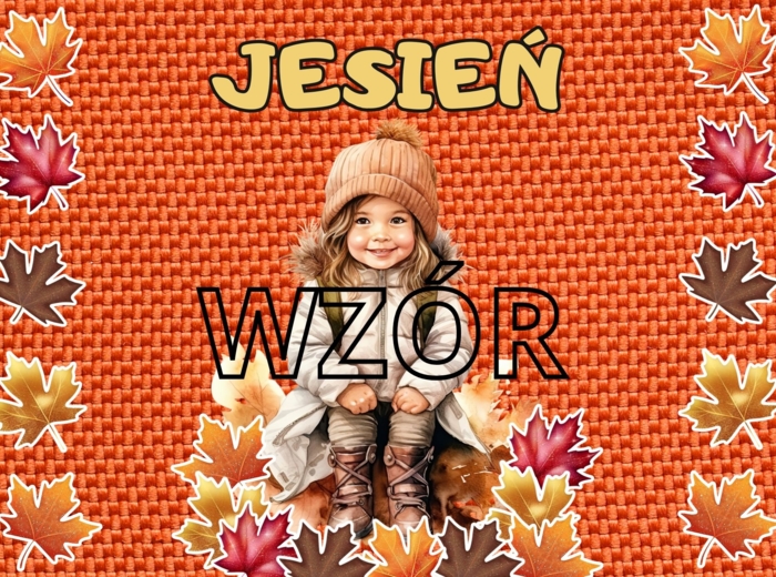 PRZEPIĘKNA GAZETKA JESIENNA 2 WZORY