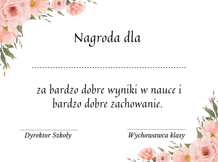 Wkładki do książek z okazji zakończenia roku szkolnego