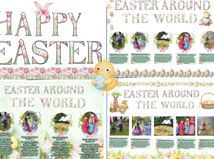 Gazetka Easter Around the World – 57 elementów idealnych na Wielkanocną Aranżację! 🐰🌷
