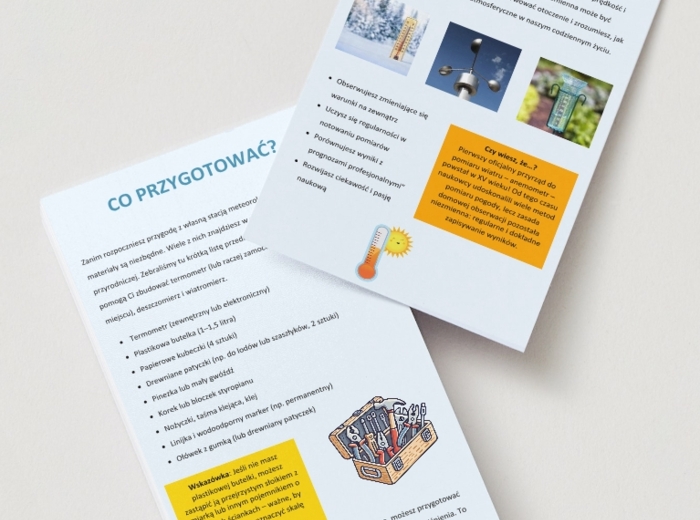 Domowa stacja meteo. Termometr. Deszczomierz. Wiatromierz.