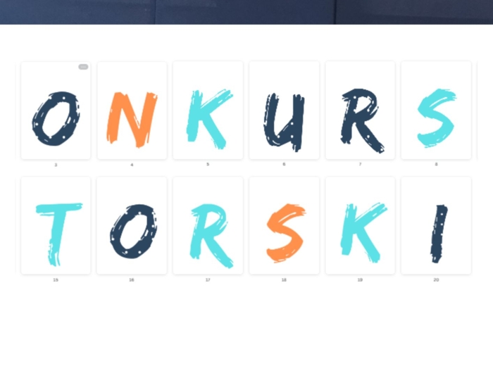 Napis - Konkurs recytatorski - Girlanda