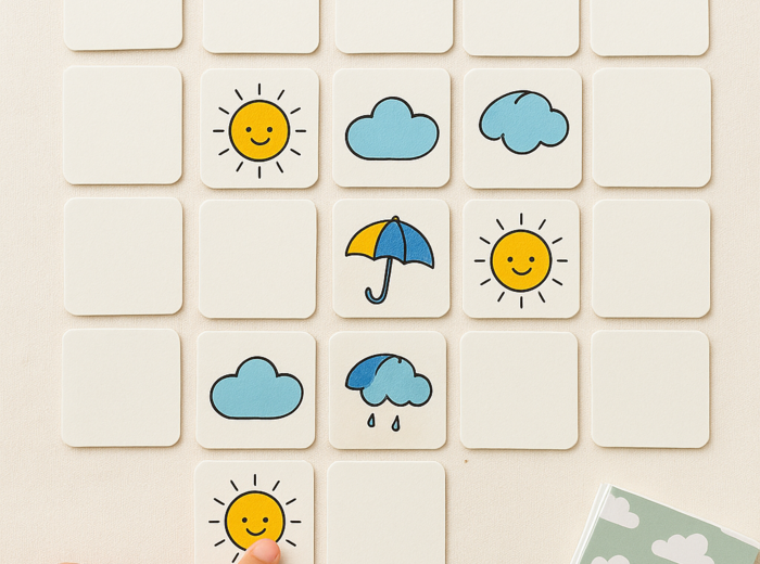 Zestaw kart pracy „Pogoda w obrazkach”