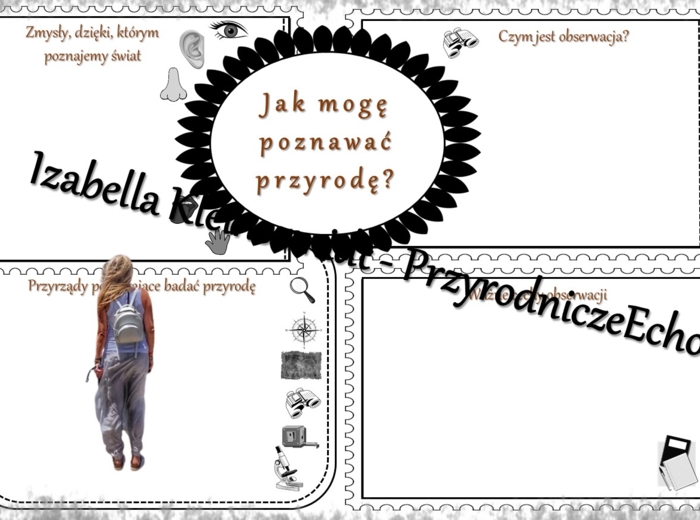 Karta pracy „Jak mogę poznawać przyrodę?” wykonana w power point do edycji. Przyroda 4, „Badam i poznaję przyrodę” na podstawie wydawnictwa WSiP