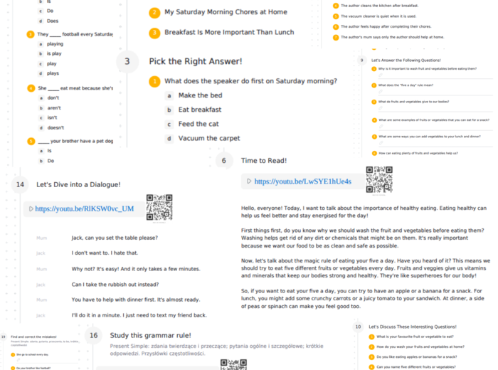 Brainy 5 – Unit 4 – karta pracy