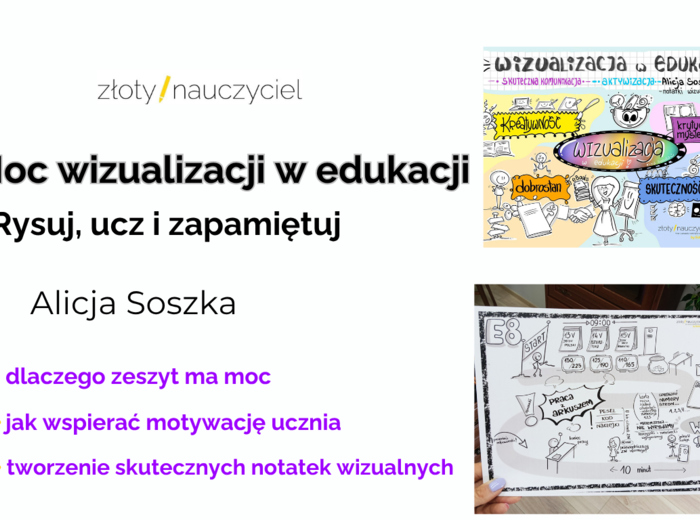 Wizualizacja jako klucz do efektywnej nauki – webinar Alicji Soszki