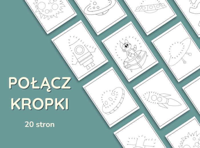 Połącz kropki KOSMOS 20 stron