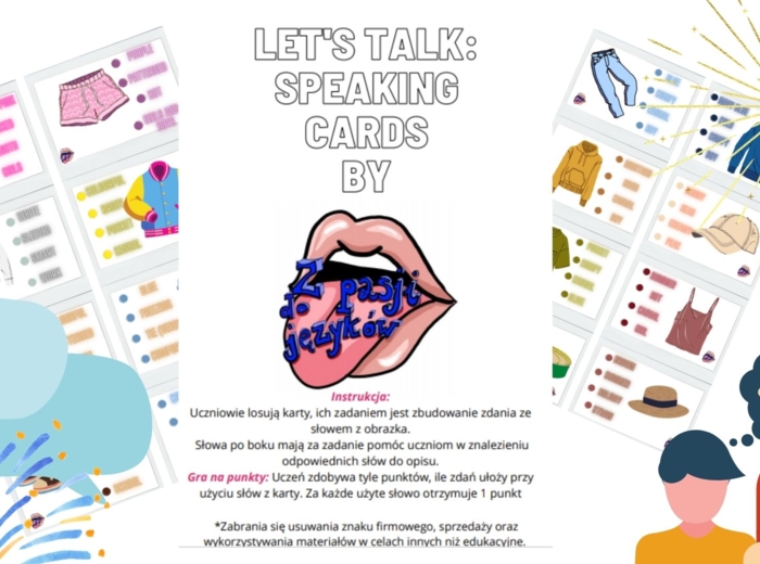 Let's talk cards: Clothes and accessories