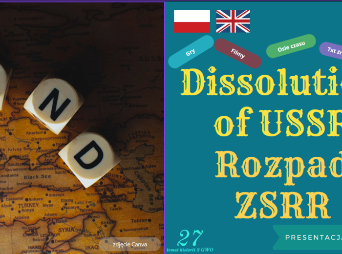 Historia 827 Rozpad ZSRR dla ogólnych i angielskojęzycznych klas.