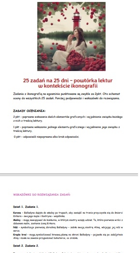 25 zadań z ikonografii - ćwiczenie do E8