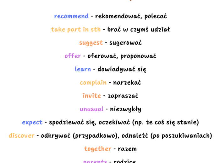 EGZAMIN ÓSMOKLASITY 2025 z Buzzy English - niezbędne słownictwo.