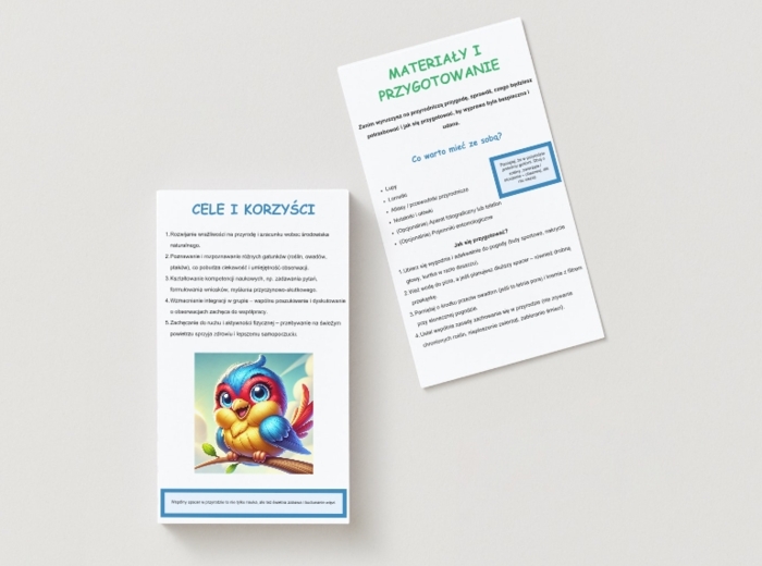 "Poszukiwacze przyrody". Spacer z lupą, lornetką lub atlasem. Obserwacja otoczenia