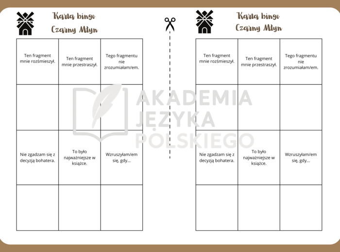 HIT! Czarny Młyn Marcina Szczygielskiego - gra planszowa+bonus czytelniczy