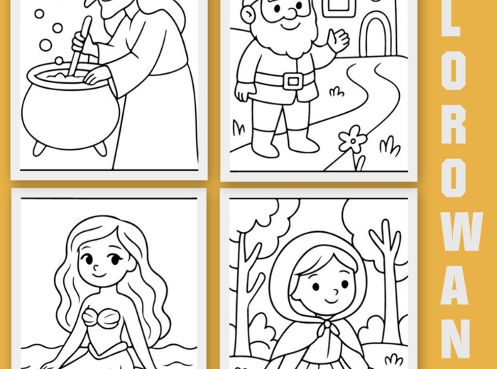 Dzień bajek 22 karty pracy i 10 masek (pdf i jpg)