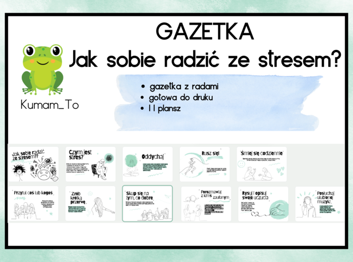 Gazetka "Jak sobie radzić ze stresem?"