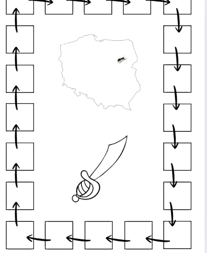 Pan Tadeusz - stacje zadaniowe na start (lekcja w ruchu)