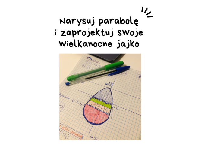 Narysuj parabolę i zaprojektuj swoje własne wielkanocne jajko :-)
