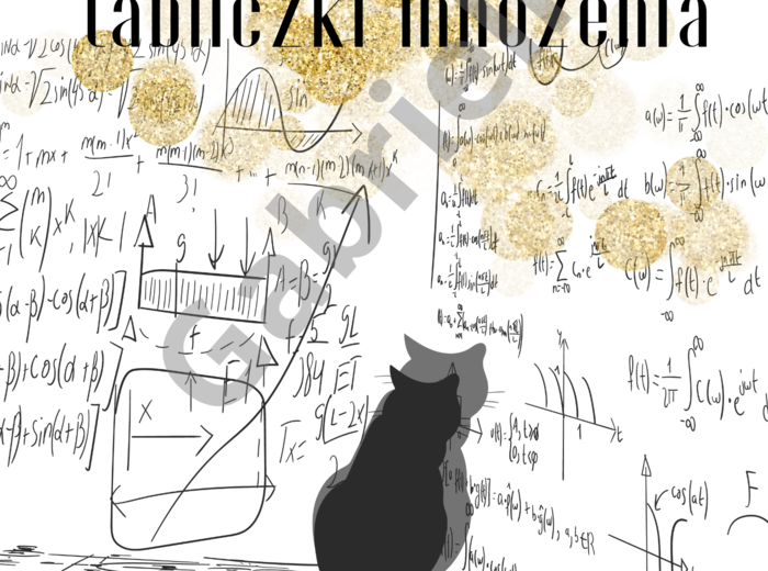 Plakat 2 dzień tabliczki mnożenia