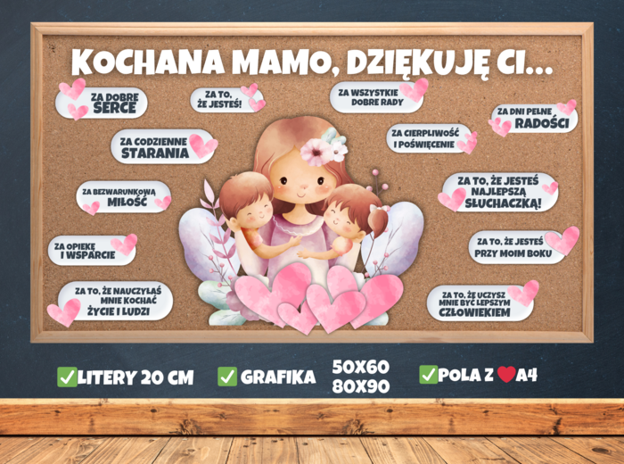 Gazetka szkolna - KOCHANA MAMO, DZIĘKUJĘ CI ZA...