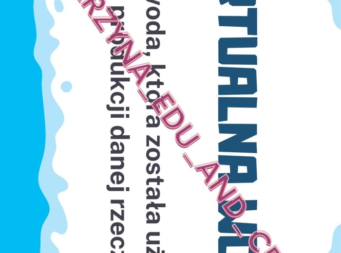 WIRTUALNA WODA - KROPLE WODY DEKORACJA - DZIEŃ WODY