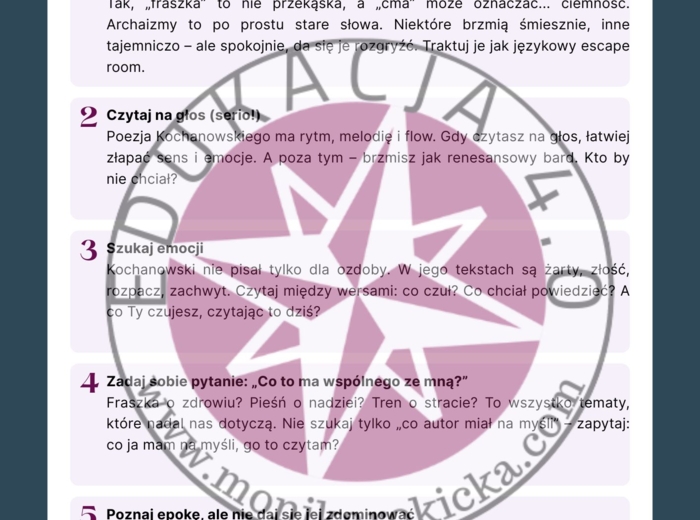 Jan Kochanowski - poezja, która żyje. Ebook