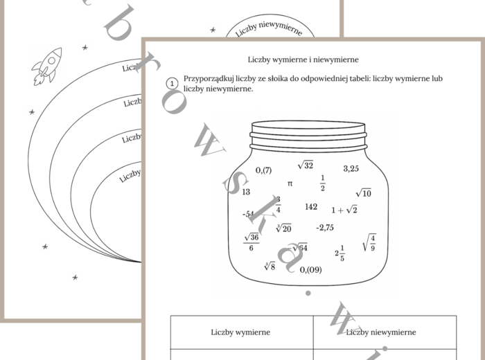 Liczby wymierne i niewymierne