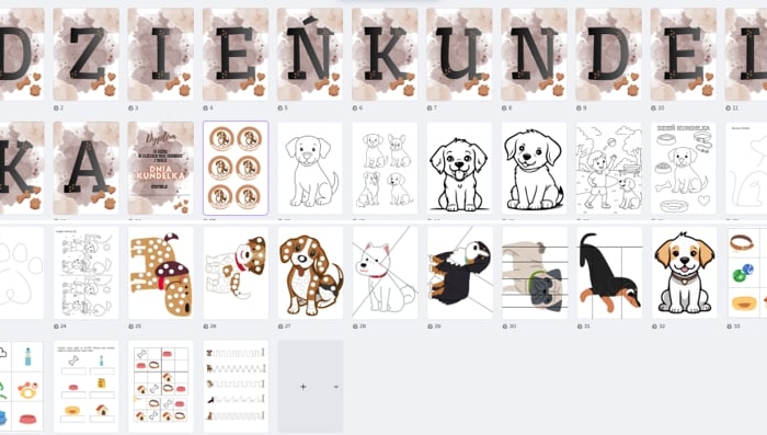 DZIEŃ KUNDELKA - GIRLANDA ZADANIA