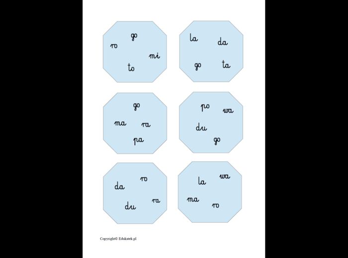 Zestaw pomocy na cały rok - nauka czytania