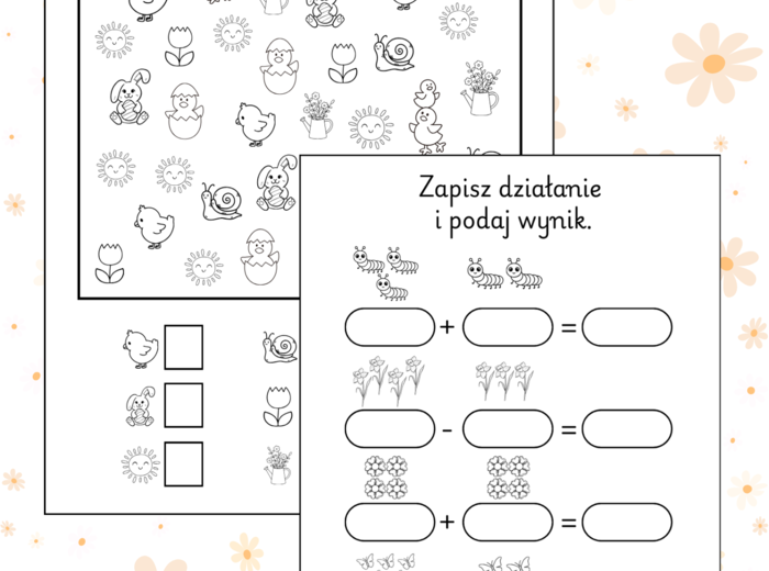 WKLEJKI wiosenne klasy 1-3 oraz zerówka