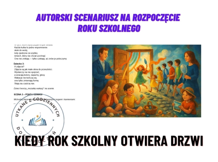 KIEDY ROK SZKOLNY OTWIERA DRZWI_ Autorski scenariusz na rozpoczęcie roku szkolnego