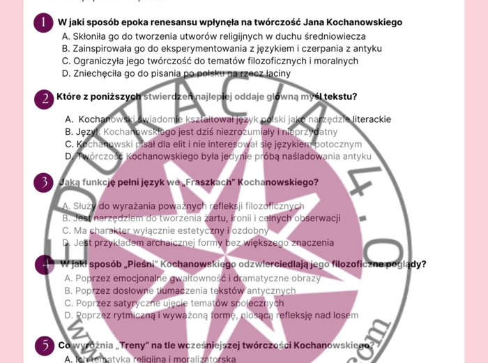 Jan Kochanowski - poezja, która żyje. Ebook