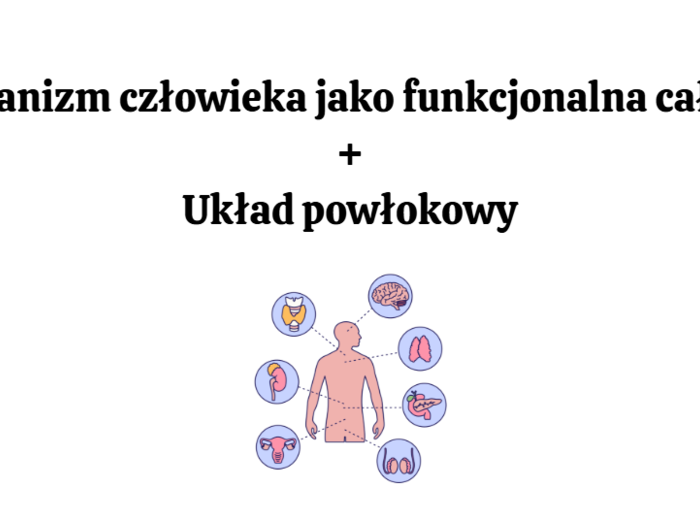 Organizm człowieka jako funkcjonalna całość + skóra KLASA 3 ROZSZERZENIE BIOLOGIA