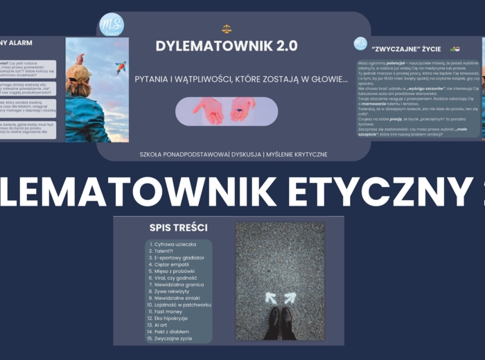 DYLEMATOWNIK (cz.2)- 15 nowych BEZKOMPROMISOWYCH dylematów dla współczesnego nastolatka!