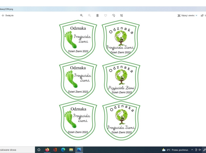 Materiały Dzień Ziemi