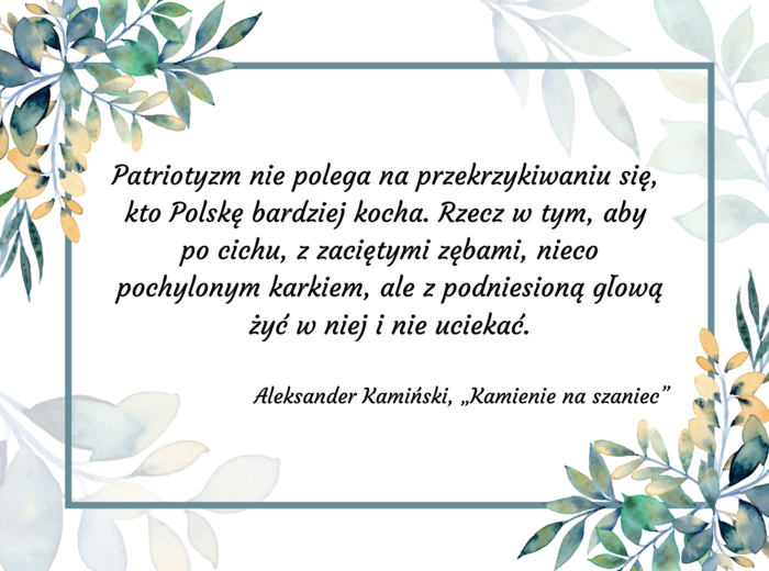 ZŁOTE MYŚLI z lektur szkolnych - CYTATY - lektury - kl. 7-8 - gazetka - 31 stron - wersja 1