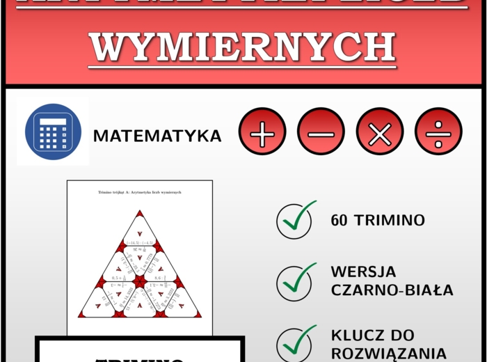 Trimino - Arytmetyka liczb wymiernych | matematyka