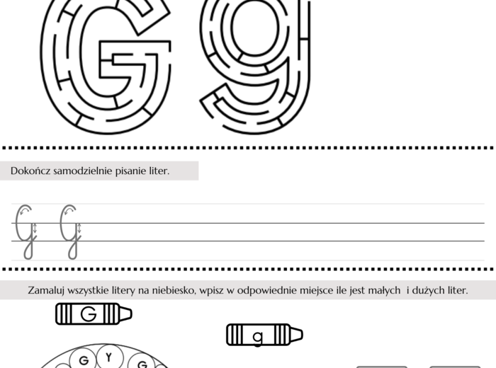 Dokończ pisanie - część 2 utrwalenie