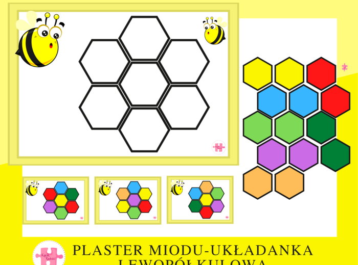 Plaster miodu - układanka lewopółkulowa